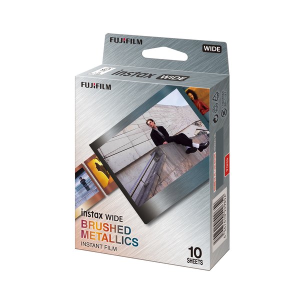 Fujifilm Instax WIDE Brushed Metal 1x10 billeder