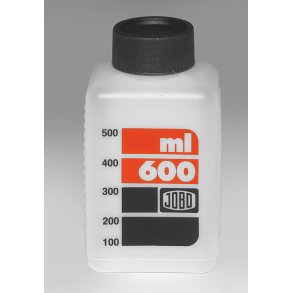 Jobo Flaske til kemi 600 ml Hvid