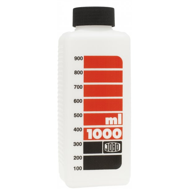 Jobo Flaske til kemi 1000 ml Hvid