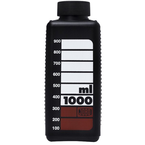 Jobo Flaske til kemi 1000 ml Sort/Brun