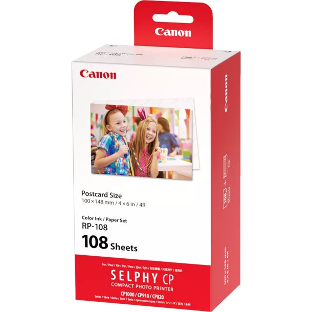 Canon RP-108 Color Ink/Paper Set