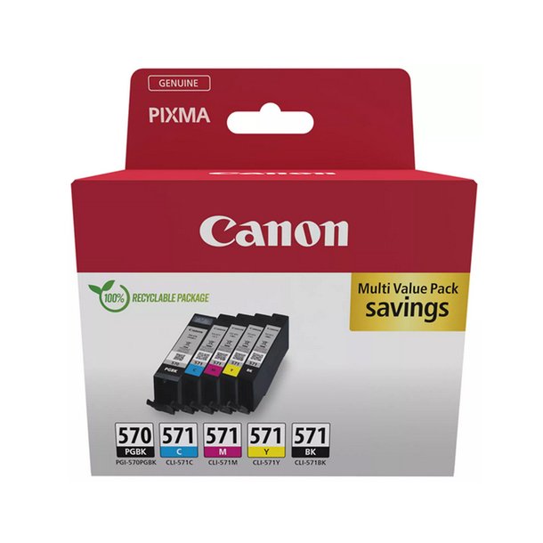 Canon PGI-570/CLI-571 Multipack (PGBK/C/M/Y/BK)