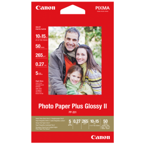 Canon PP-201 Glossy II - 50/10x15/265g