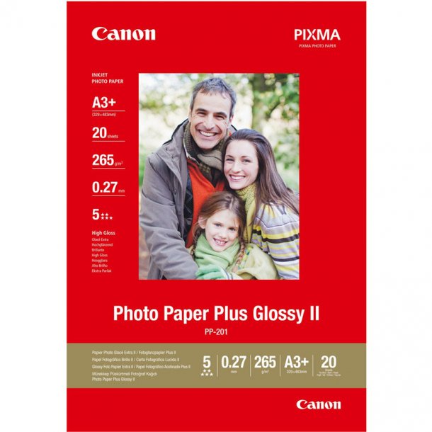 Canon PP-201 Glossy II - 20/A3+/265g