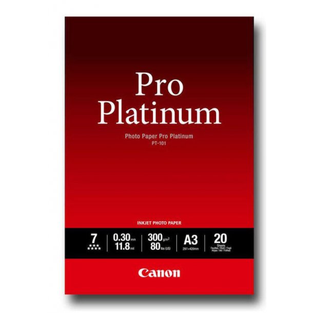Canon PT-101 Pro Platinum - 20/A3/300g