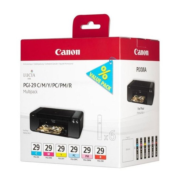 Canon PGI-29 C/M/Y/PC/PM/R Multipack