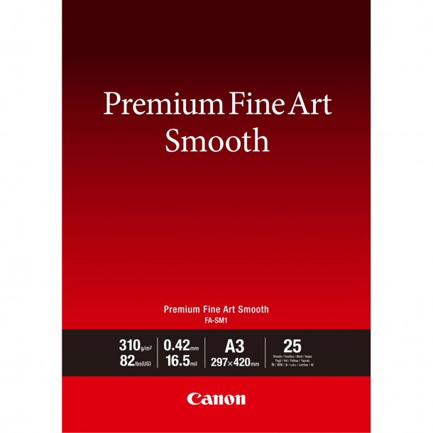 Canon Premium Fine Art Smooth FA-SM1 - 25/A3/310g