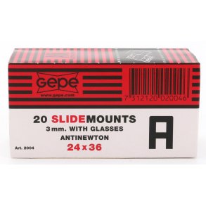 Gepe 2004 Diarammer 3 mm AN Glas - pakke med 20 stk.