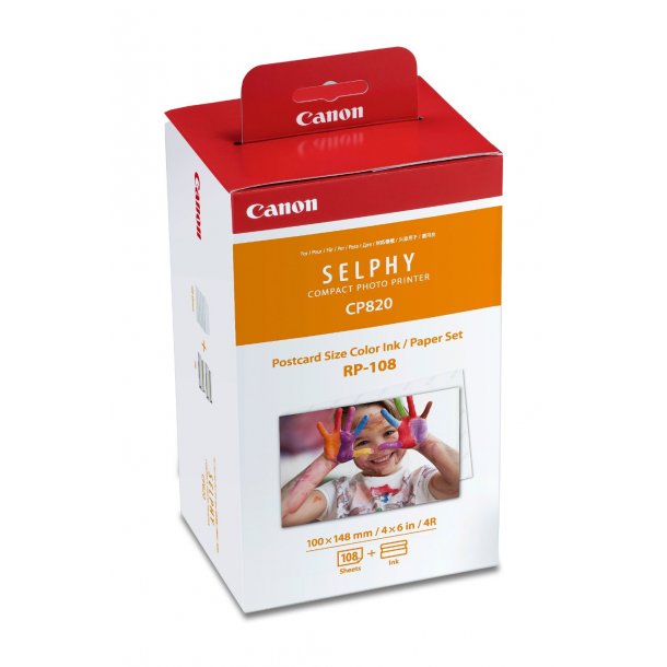 Canon RP-108 10x15 High-Capacity Color Ink Paper