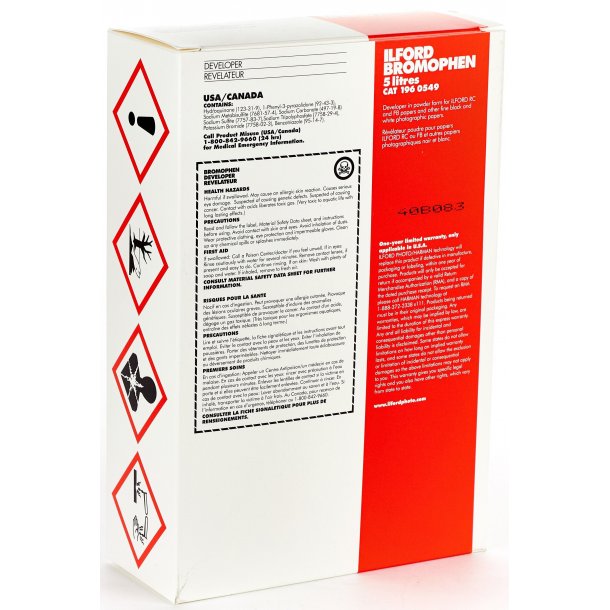 Ilford Fremkalder Bromophen 5 L.