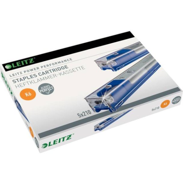 Leitz Hfteklammer K6 bl t/5551 (ske a 5x210 stk.)