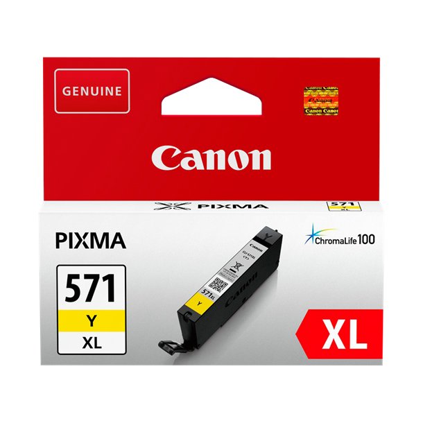 Canon CLI-571Y XL Gul