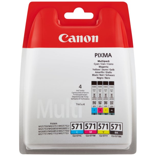 Canon CLI-571 Multipack (C/M/Y/BK)