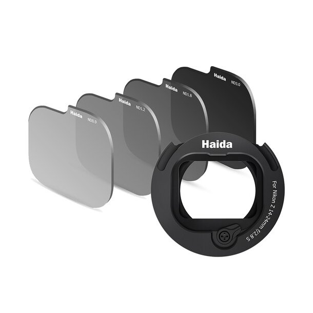Haida Rear Lens ND Filter Kit (ND0.9+1.2+1.8+3.0) for Nikon Z 14-24mm F2.8 Lens (with Adapter Ring)