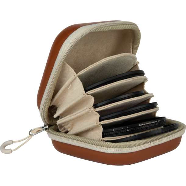 Haida Filter Case Brown for Round Filters max. 82mm