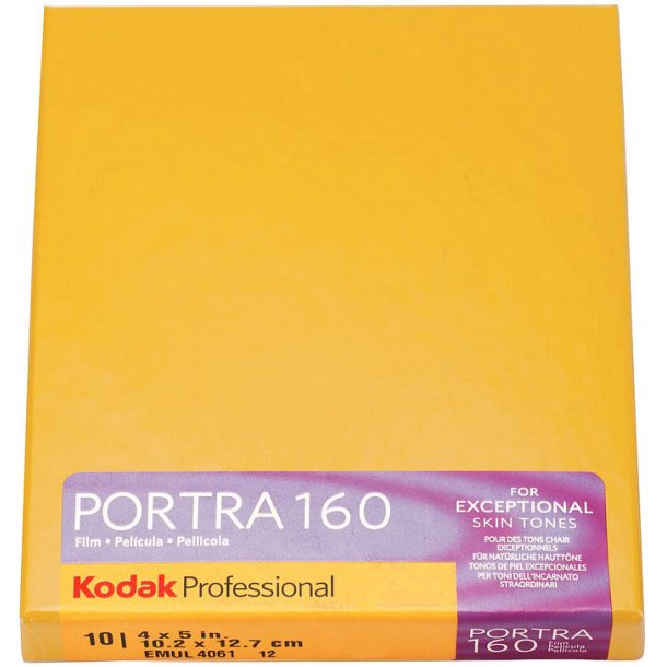 Kodak Portra 160 4x5" 10 Sheets