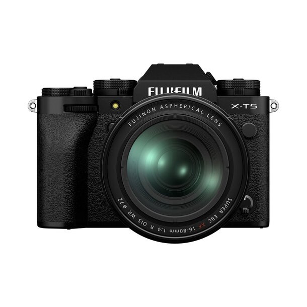 Fujifilm X-T5 m/XF 16-80mm f/4 R OIS WR - Sort