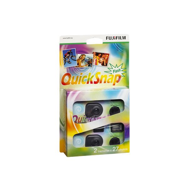 Fujifilm QuickSnap 400 27 Flash 2 pk. m/blitz