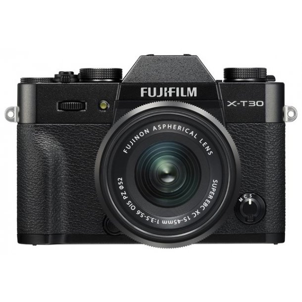 Fujifilm X-T30 II + XC15-45mm OIS PZ - Sort