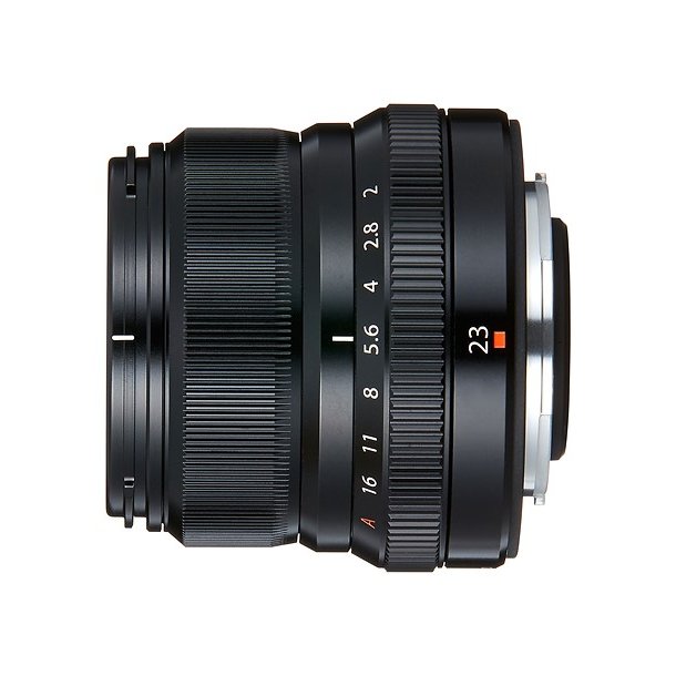 Fujifilm Fujinon XF 23mm f/2.0 R WR - Sort incl. Haida NanoPro Clear Filter - 43 mm!