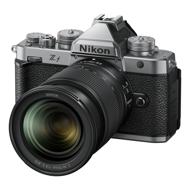Nikon Z f + 24-70mm f/4 S - Silver + SmallRig Leather Case Kit