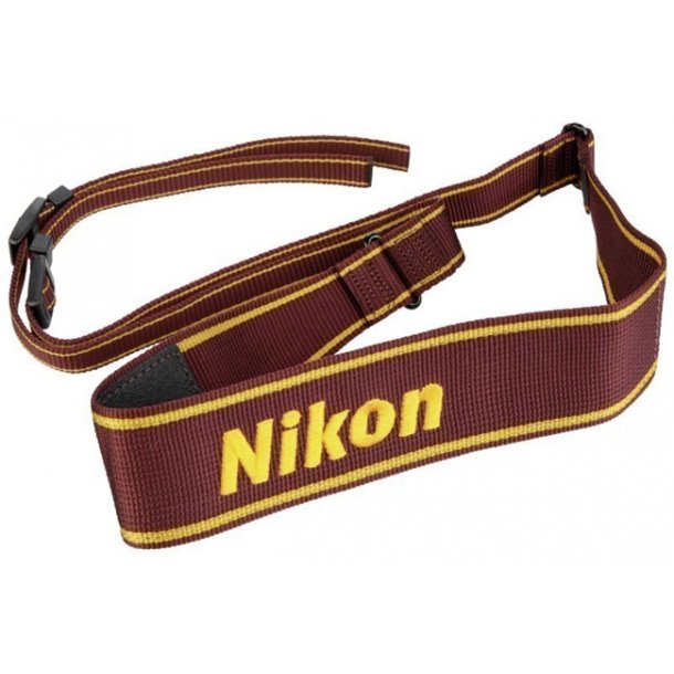 Nikon AN-6W Nylon Wide Neck Strap (Wine)