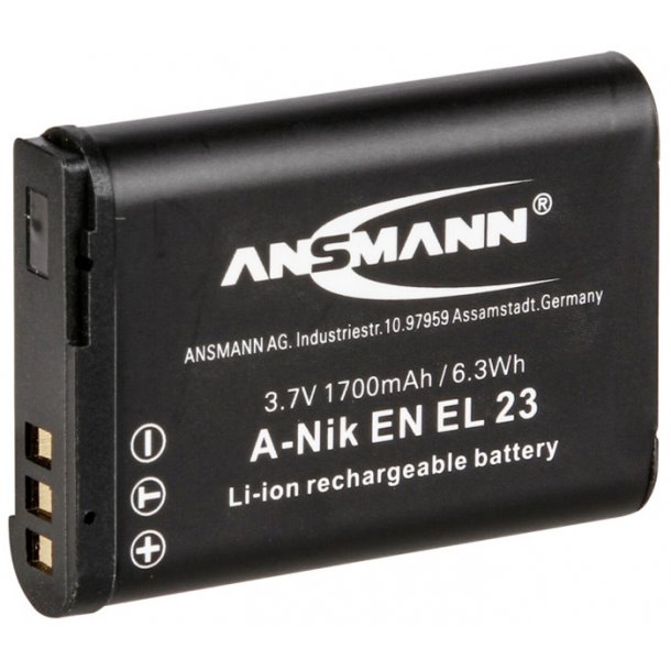 Ansmann EN-EL23 batteri til Nikon