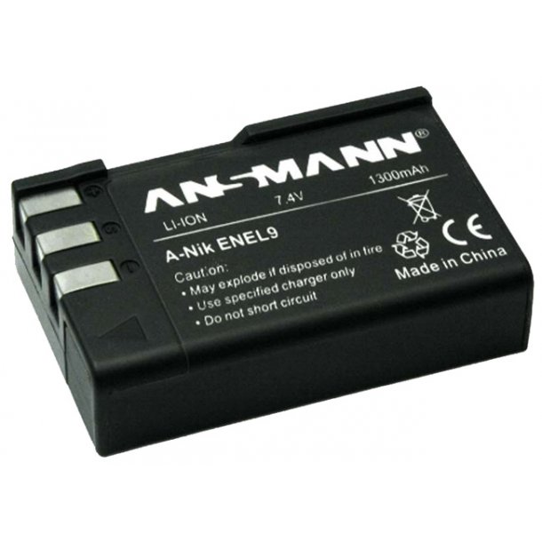 Ansmann EN-EL9 batteri til Nikon