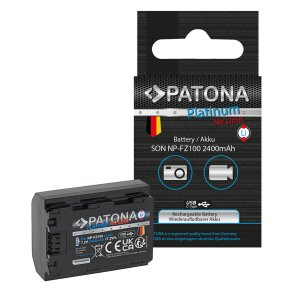 PATONA Platinum NP-FZ100 batteri med USB-C Input til Sony