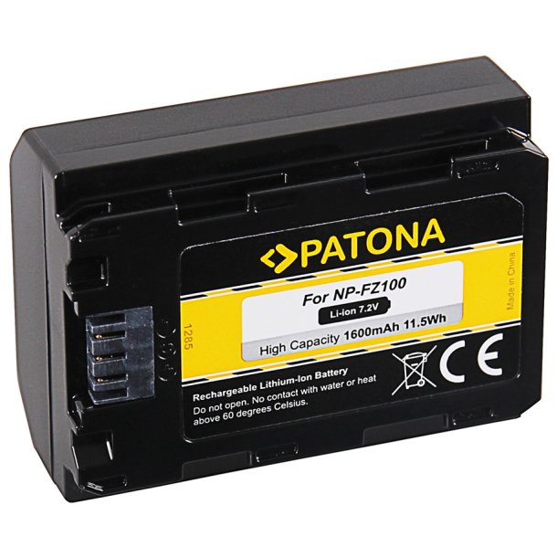 Patona NP-FZ100 Batteri til Sony