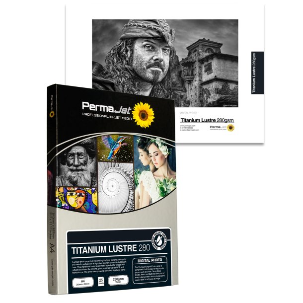 PermaJet Titanium Lustre Metallic 280 gsm A3 25 ark