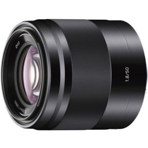 Sony SEL50 mm f/1,8 (SEL-50F18) Sort