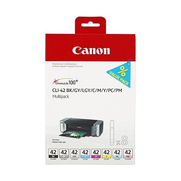 Canon CLI-42 Multipack - 8 stk