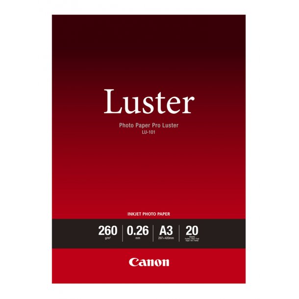 Canon LU-101 Photo Paper Pro Luster - 20/A3/260g