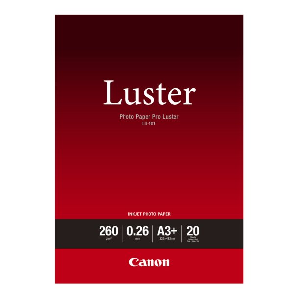 Canon LU-101 Photo Paper Pro Luster - 20/A3+/260g