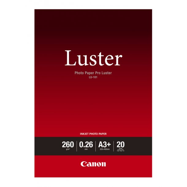 Canon LU-101 Photo Paper Pro Luster - 20/A3+/260g