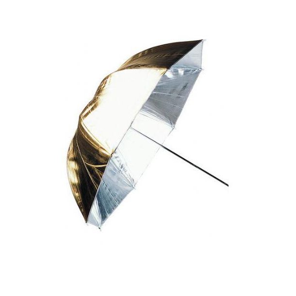 Linkstar Paraply PUK-84GS Slv/Guld 84 cm