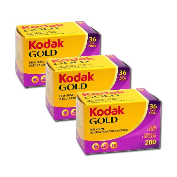 Kodak 135 Gold 200 Boxed 36x3