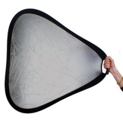 StudioKing Grip Reflector Slv/Hvid CRGSW60 - 60cm
