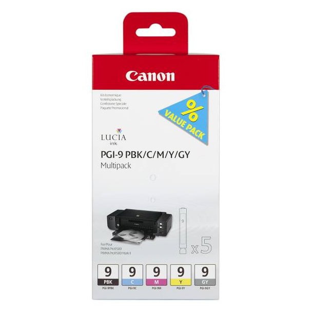 Canon PGI-9 Multipack (PBK/C/M/Y/GY)