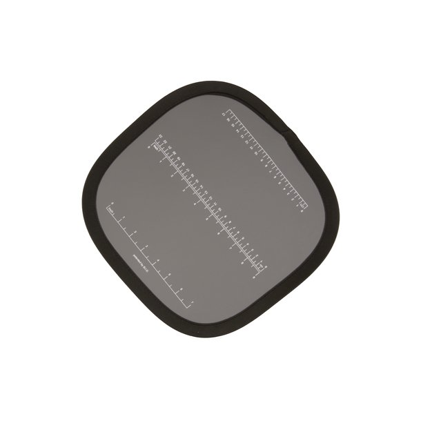 Helios Grkort med cm/inch skala - 30x30 cm