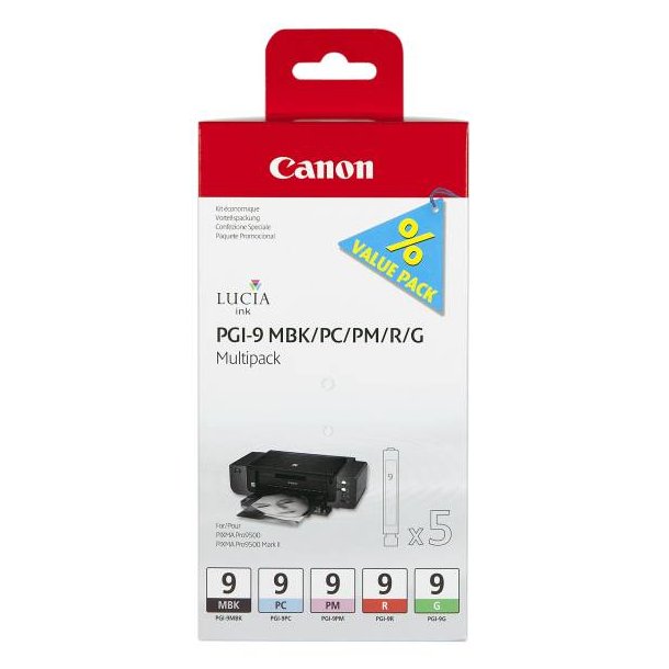 Canon PGI-9 Multipack (MBK/PC/PM/R/G)