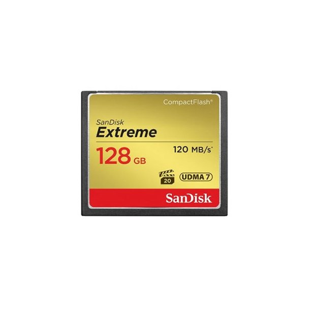 SanDisk Extreme CF 128GB - 120 mb/sec.