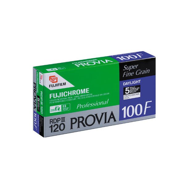 Fujifilm Provia 100F 120 - 5 Pak