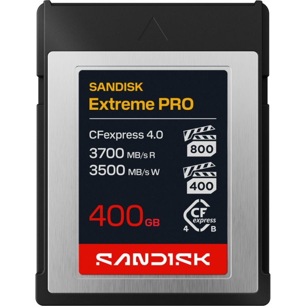SanDisk Extreme PRO CFexpress 4.0 R3700/W3500 400GB Type B