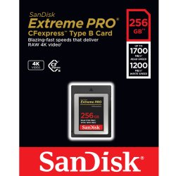 SANDISK CFexpress Extreme PRO SDCFE 256GB Type B