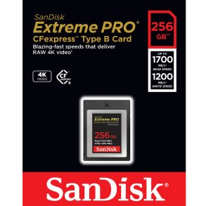 SANDISK CFexpress Extreme PRO SDCFE 256GB Type B