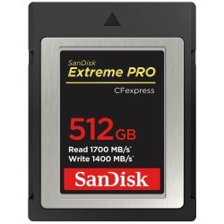 SANDISK CFexpress Extreme PRO SDCFE 512GB Typ B