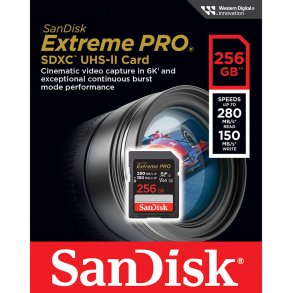 SanDisk Extreme Pro SDXC 256GB 280MB UHS-II C10 V60