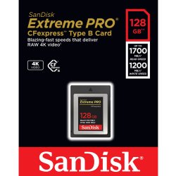 SANDISK CFexpress Extreme PRO SDCFE 128GB Type B